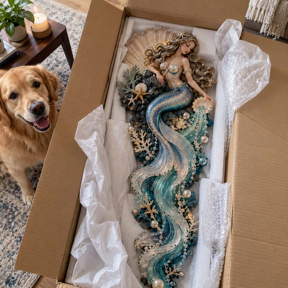 🌊✨ Enchanted Ocean Legends™ Lighted Wall Décor Collection 🐋🧜‍♀️