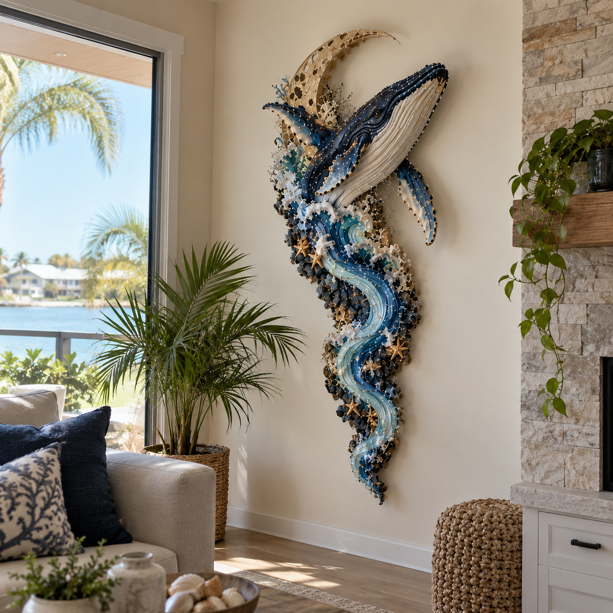 🌊✨ Enchanted Ocean Legends™ Lighted Wall Décor Collection 🐋🧜‍♀️
