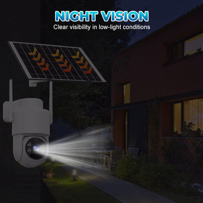 📦40%OFF|Solar-Power Wireless Security Camera Set with Alarm