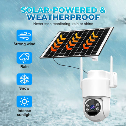 📦40%OFF|Solar-Power Wireless Security Camera Set with Alarm