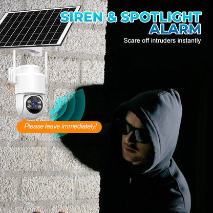 📦40%OFF|Solar-Power Wireless Security Camera Set with Alarm